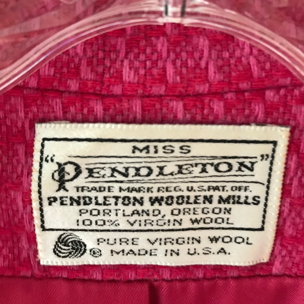 Pendleton Pink and Raspberry Blazer - Picture 3 of 6